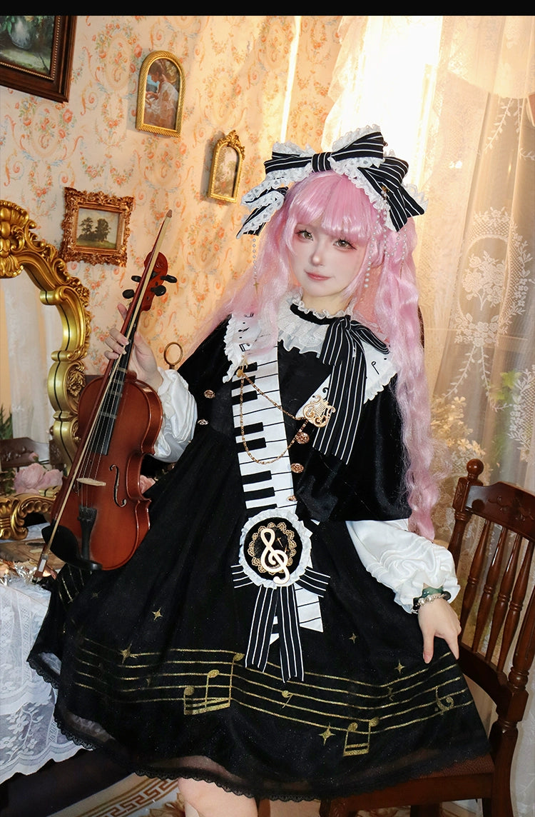 【受注予約2/16まで】 Monochrome Sonata ワンピースセット