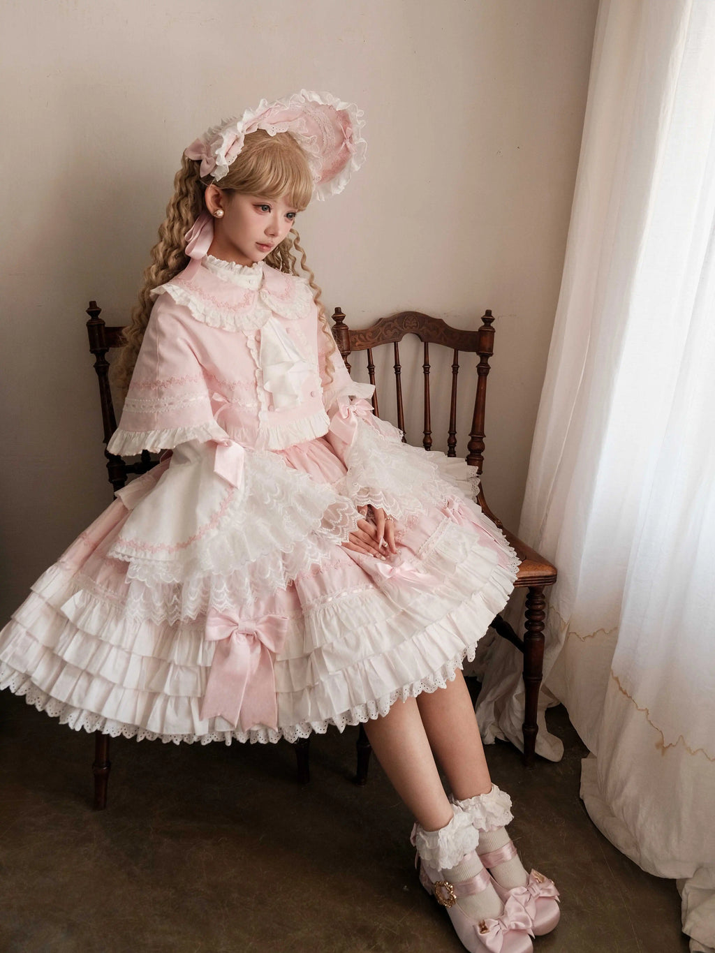 【受注予約8/15まで】Labyrinth Doll ジャンパースカート・姫袖・マント3点セット