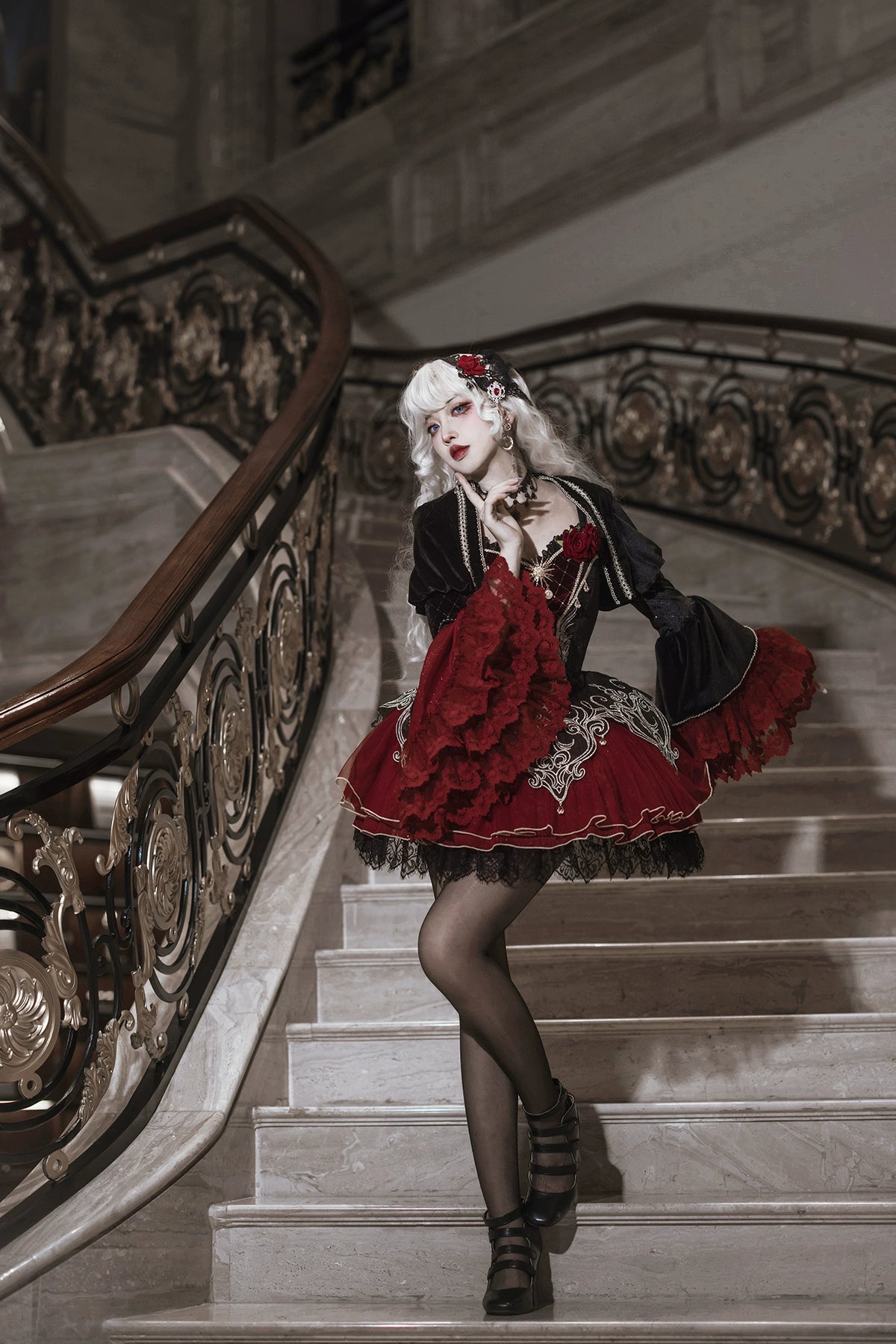 Bloodmoon Gothic Lolita Jumper Skirt