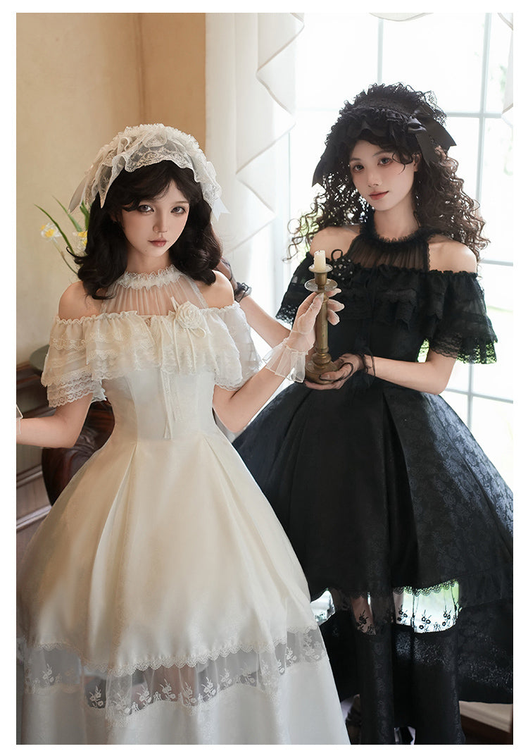 ローズジャガードホルターネックワンピース 単品・セット