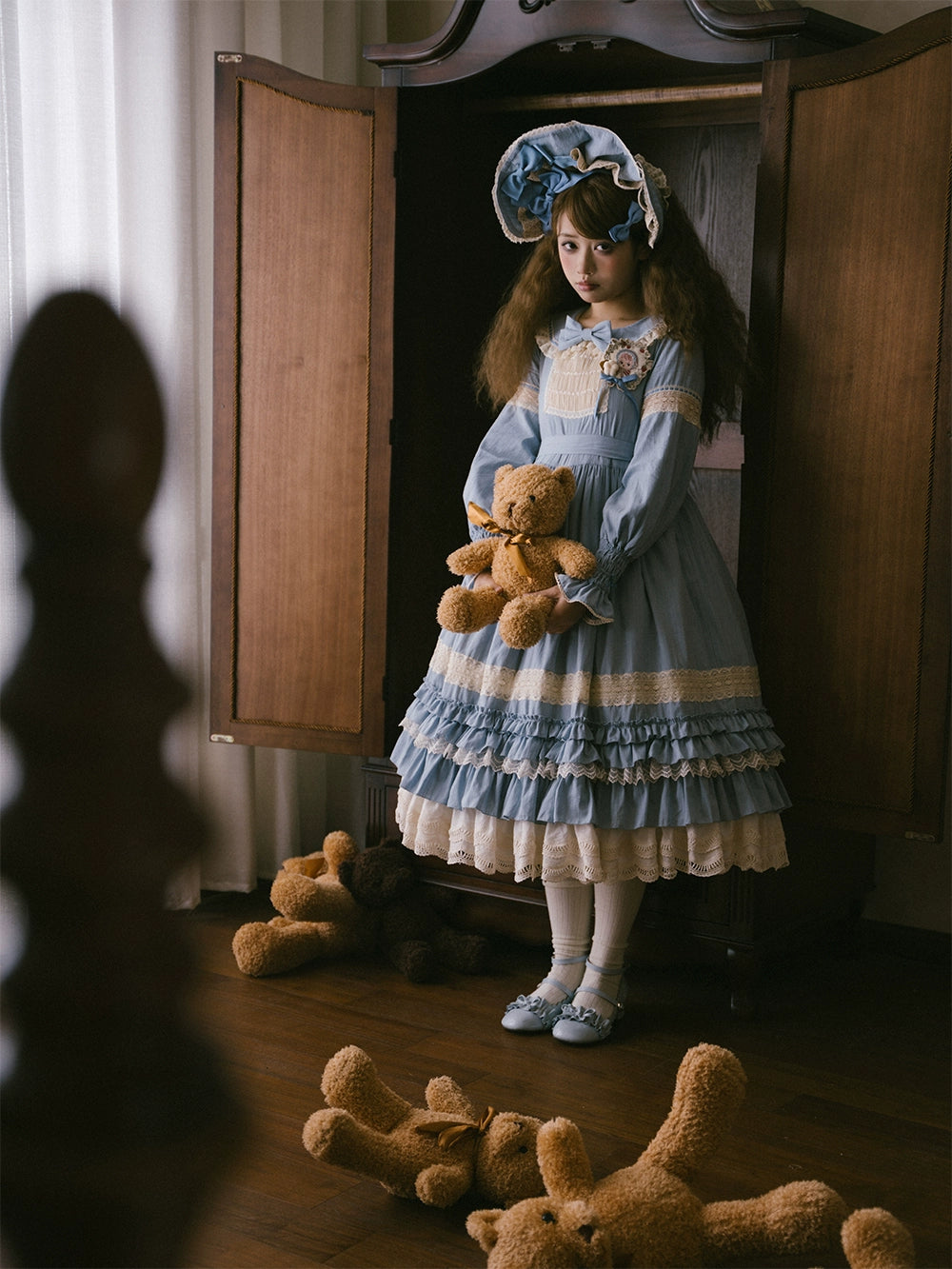 【予約販売】Sweetie Sheep フリルワンピース・無地タイプ