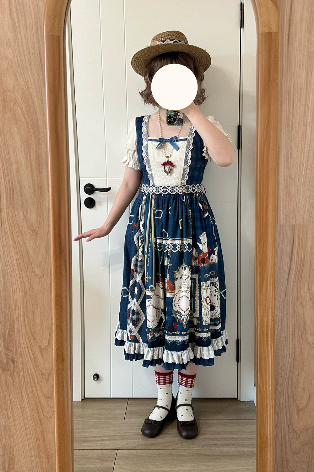 [Pre-order] Picnic Tea Party Square Neck Dress