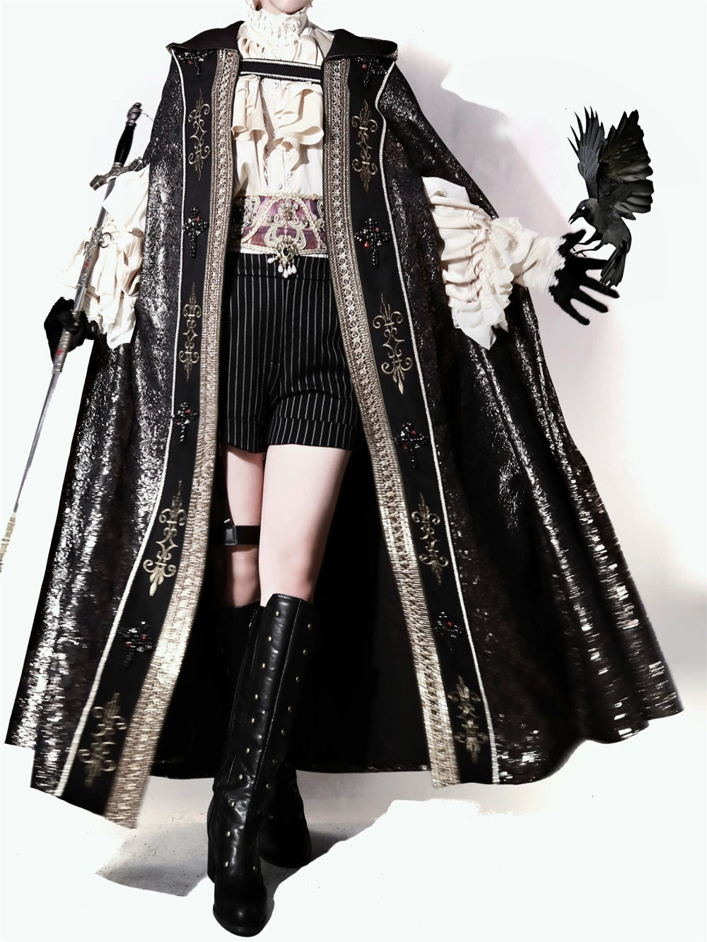 [Sale period ended] Sanctuary Gothic Lolita long cloak