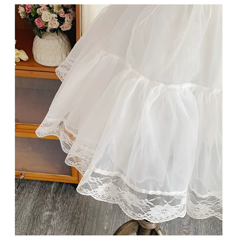 ふんわりレースパニエ50cm