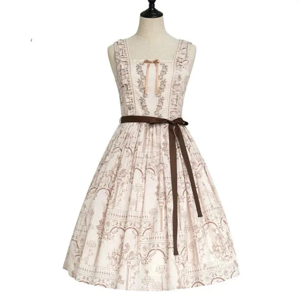 Opera Theater printed tank dress