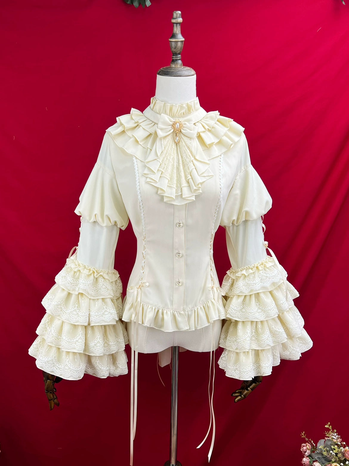 [Resale/Pre-orders until 11/19] Good and Evil Angel Princess Sleeve Blouse