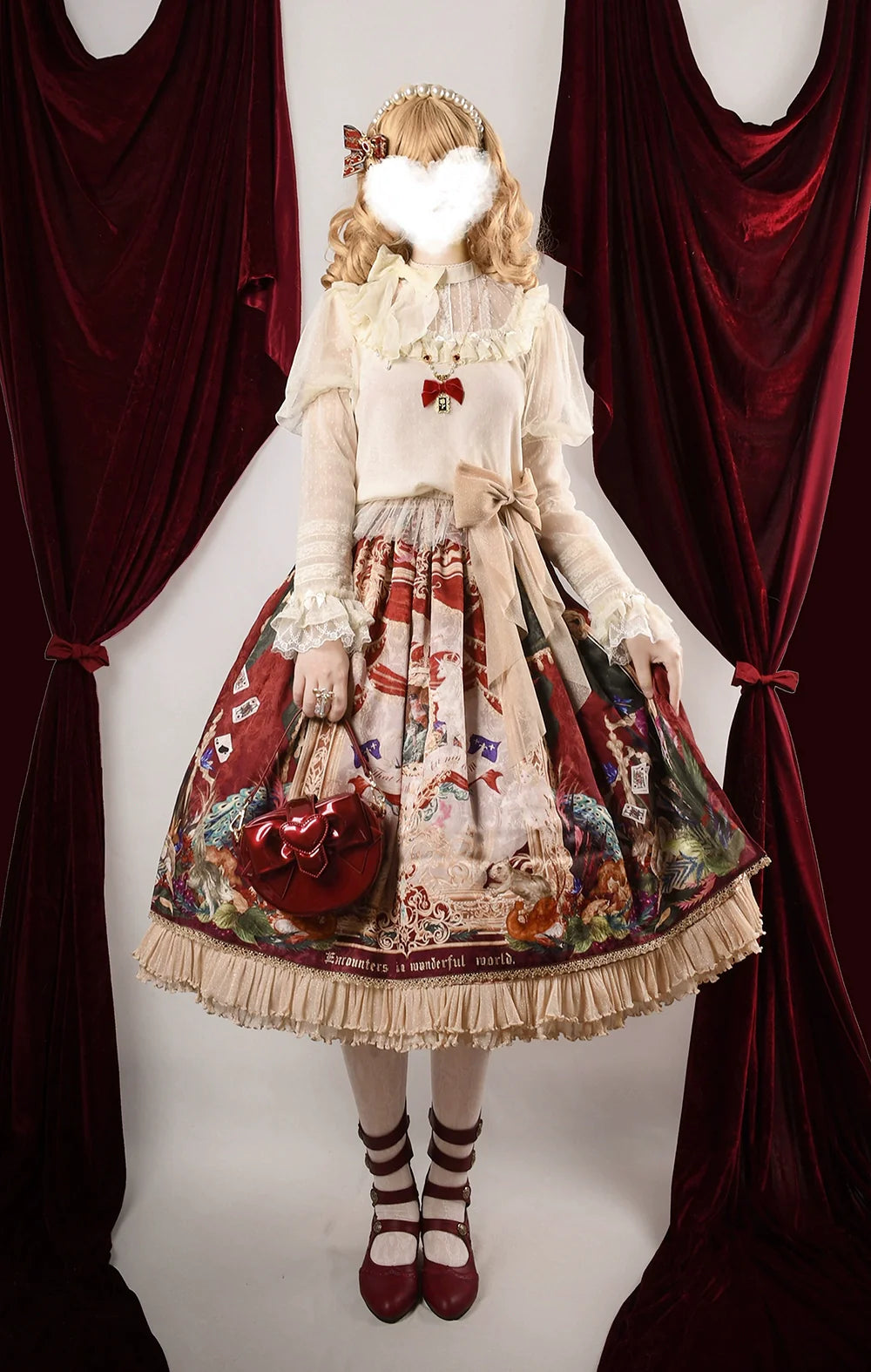 Wanhua Mirror Western aristocratic skirt frill type