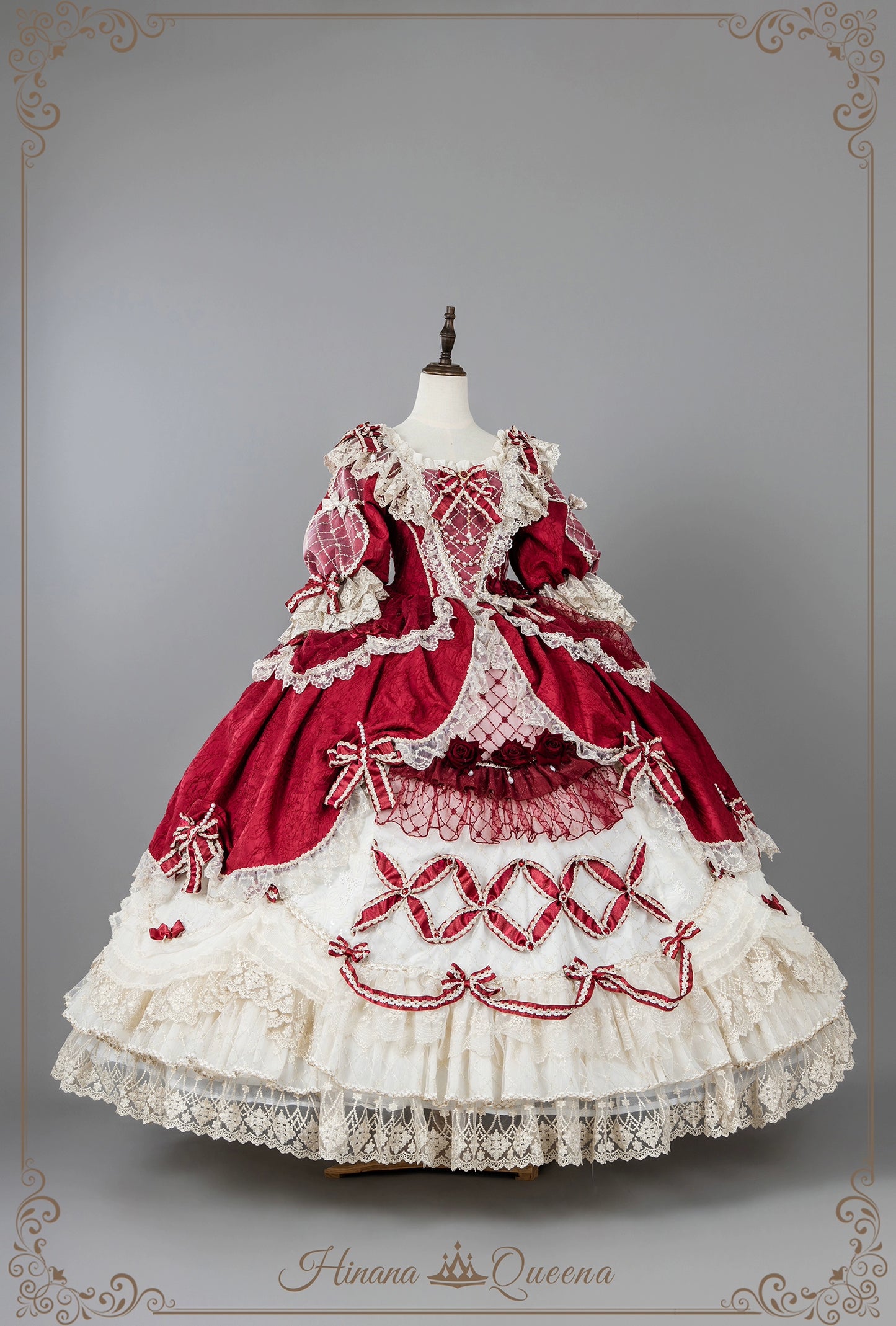 【受注予約6/26まで】Mirror Snow White プリンセスロングドレス・レッド