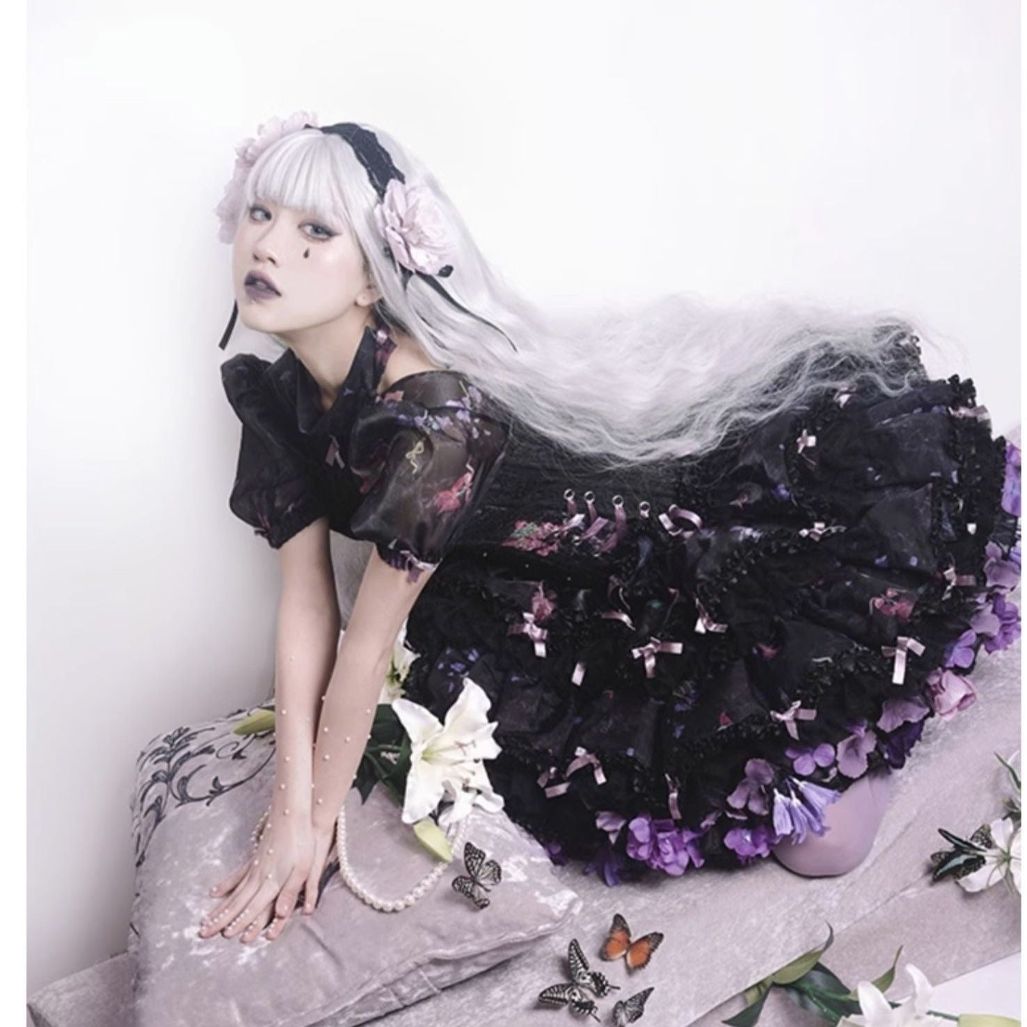 Pre-order [No.1 trending pannier] Flower pannier 35cm/45cm