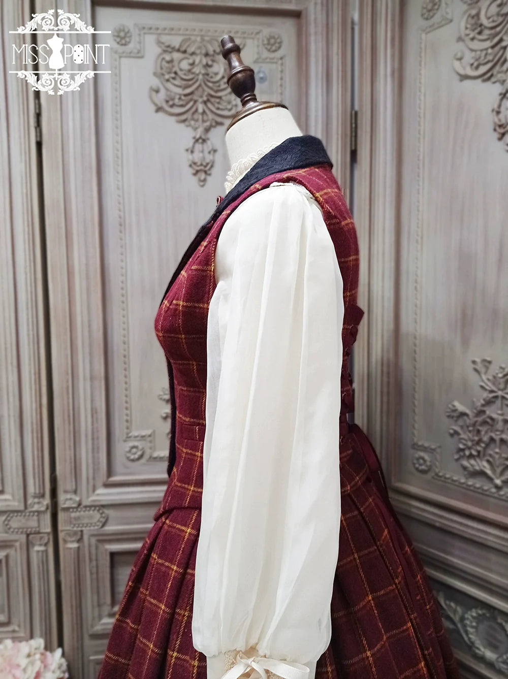 [Pre-order] British Classical Lolita Warm Check Vest
