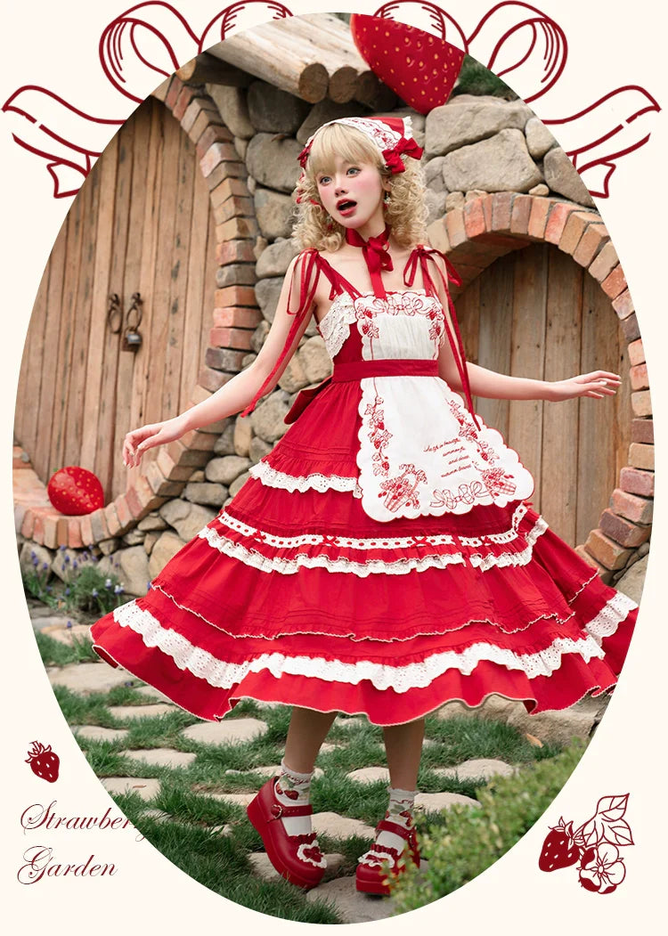 Strawberry Basket Jumper Skirt