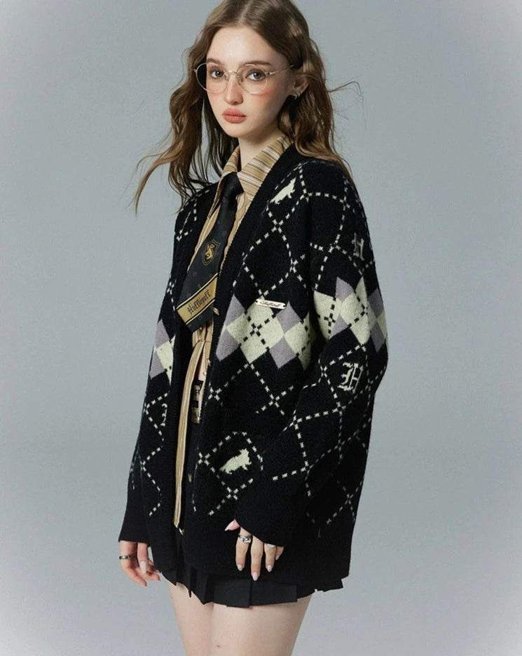[Pre-order] Hogwarts School of Witchcraft and Wizardry Argyle School Cardigan