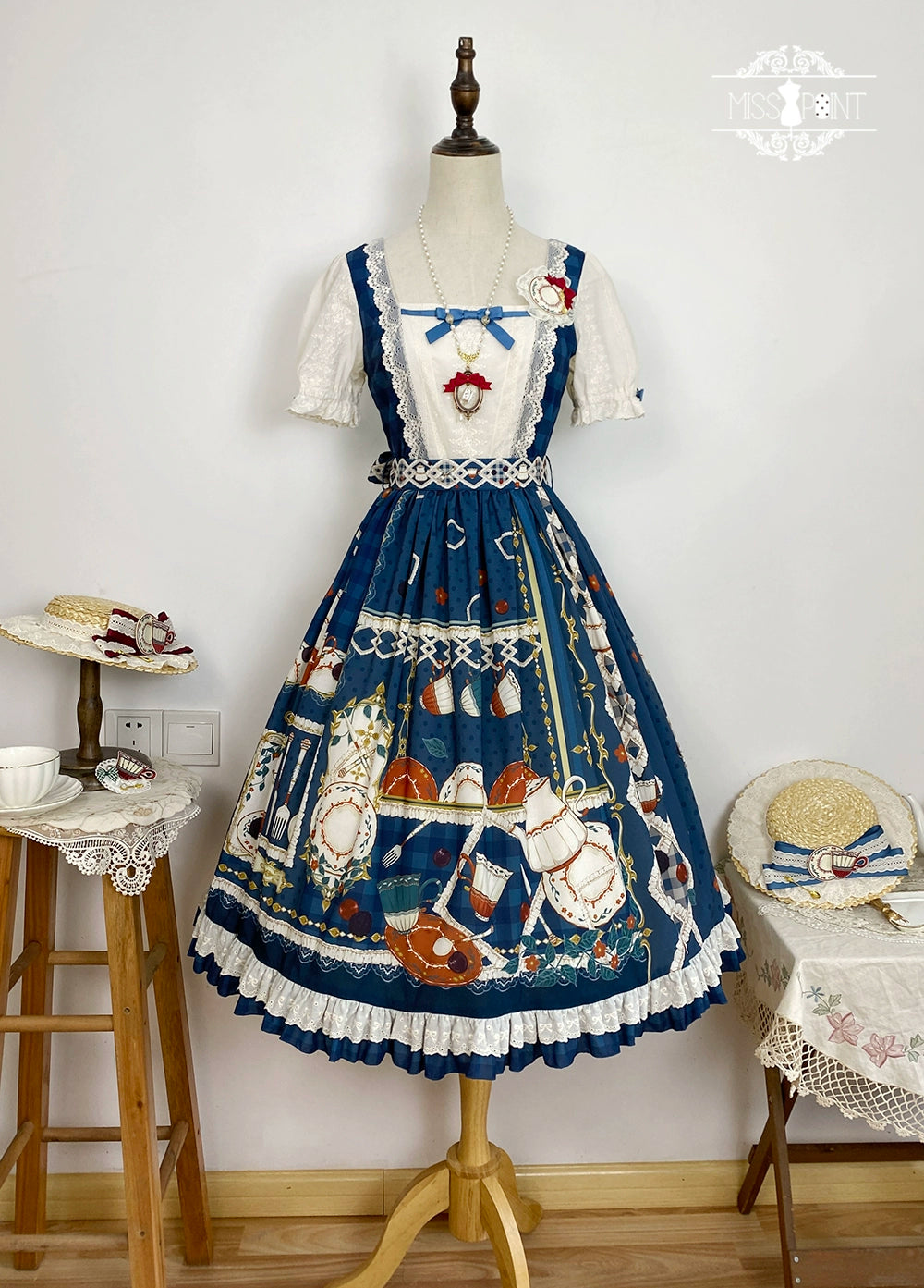 [Pre-order] Picnic Tea Party Square Neck Dress