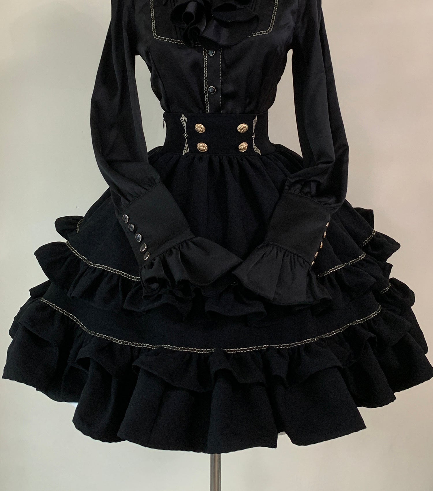 [Resale/Pre-orders until 10/16] Fallen Moon Law Tiered Mini Skirt