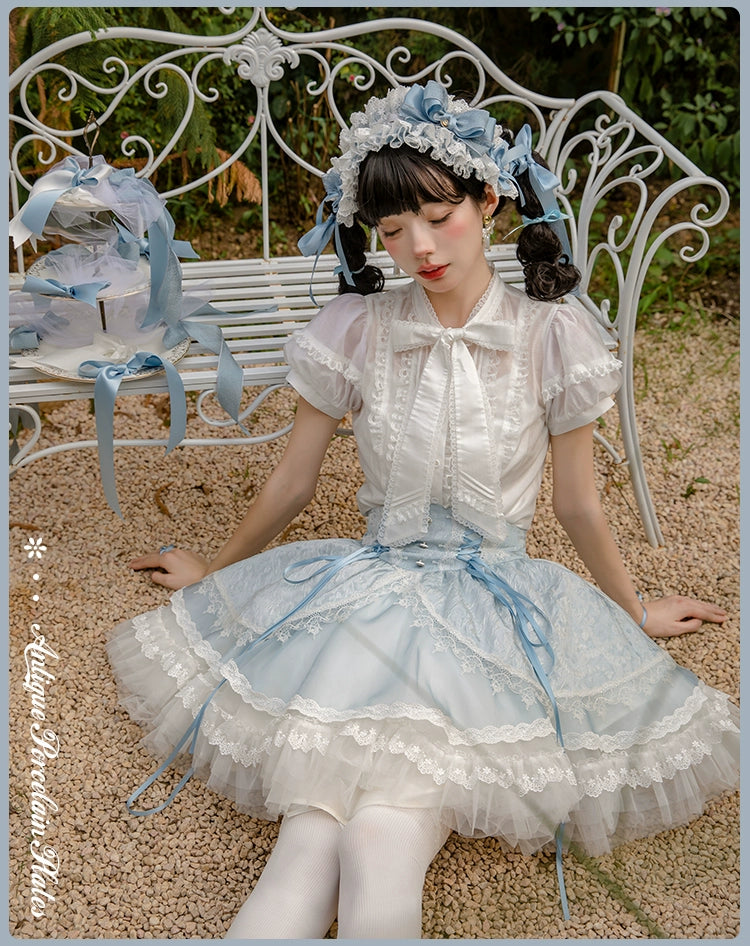 Antique Porcelain Plates Skirt