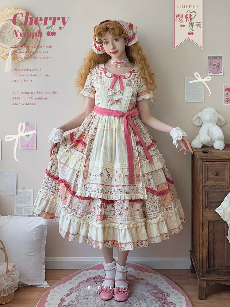 Cherry Nympf Frill Dress