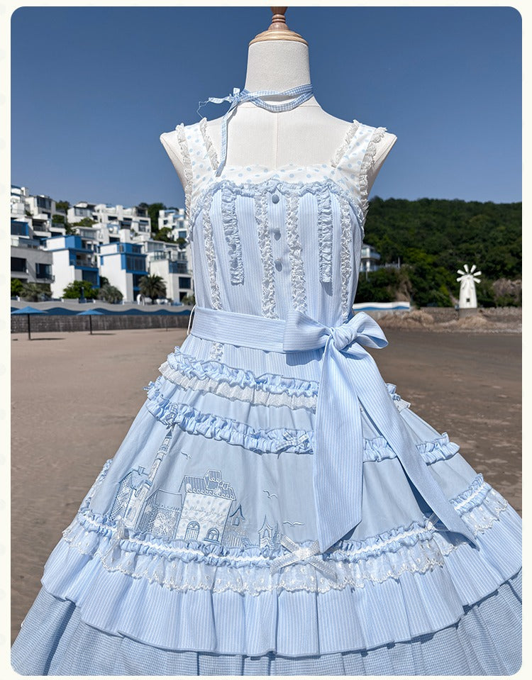 【受注予約6/18まで】The House by the Sea ジャンパースカート