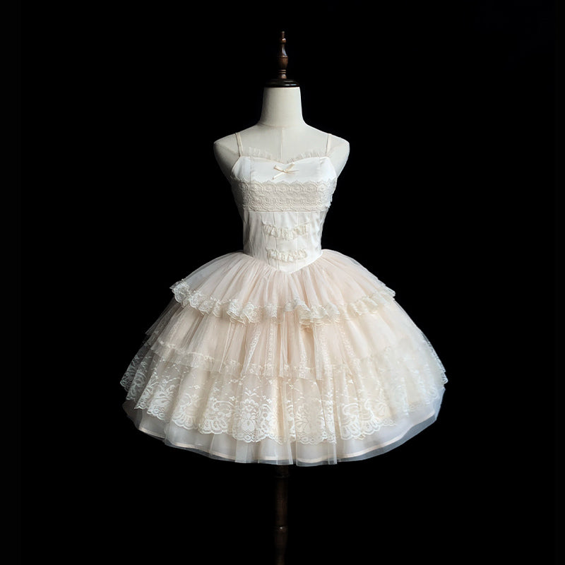 Forest Fairy Design Lace Jumper Skirt