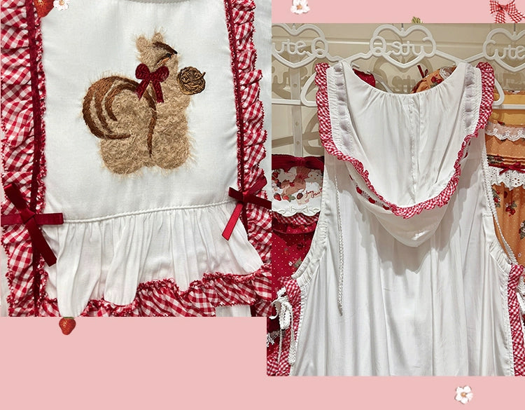 [Only available with simultaneous purchase] Berry Party Apron