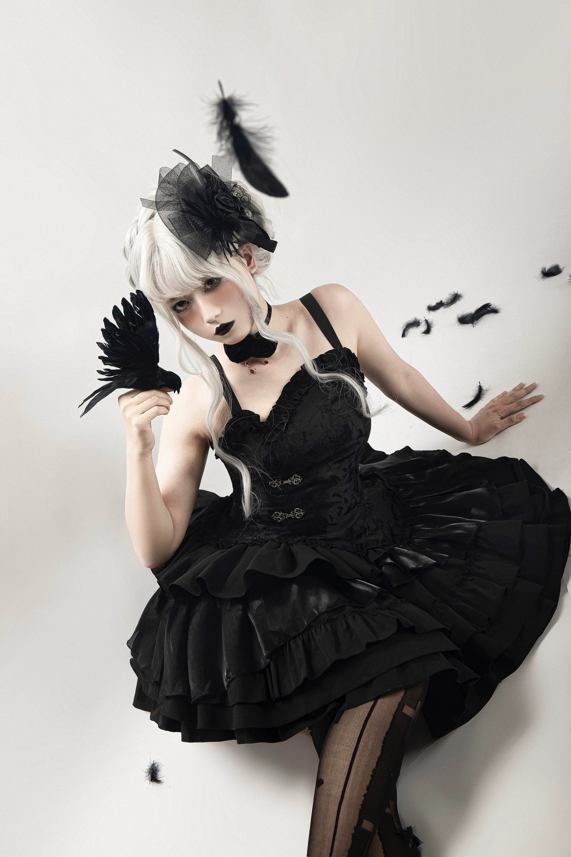 Night Visit Vampire Mini Jumper Skirt