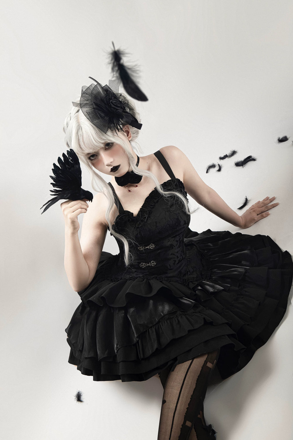 Night Visit Vampire Mini Jumper Skirt