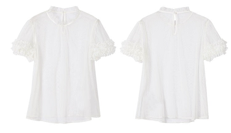 [Pre-orders available until 2/10] Ribbon Eternal Garden sheer blouse