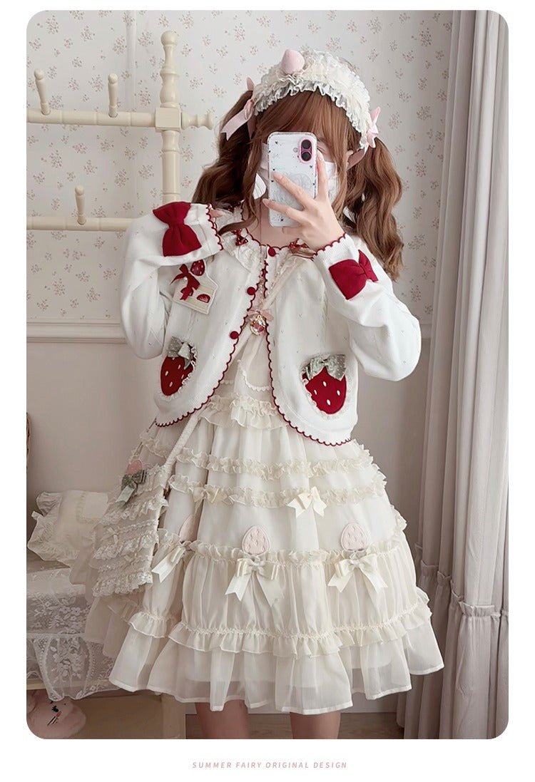 [Pre-orders available until 2/10] Swing Strawberry Angel Cardigan