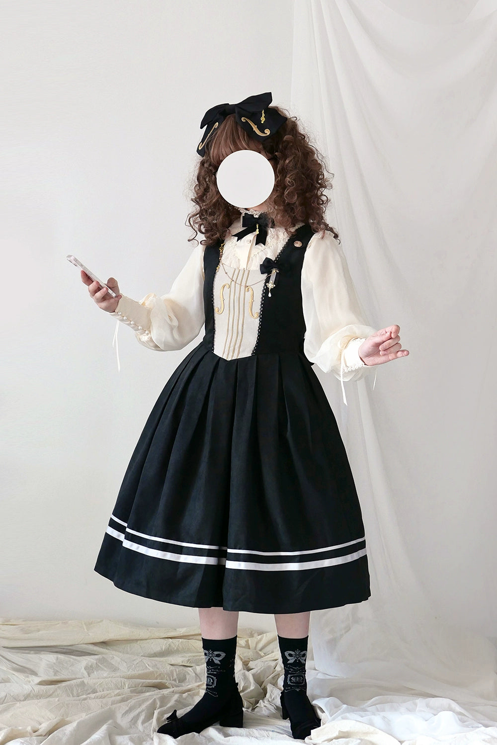 [Pre-order] Golden Movement Classical Jumper Skirt