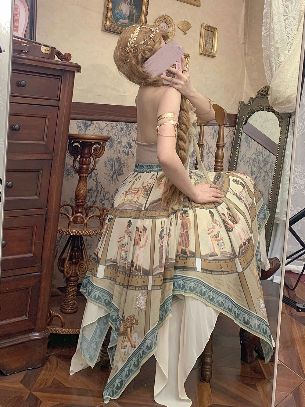 【受注予約6/12まで】Papyrus Story イレギュラーヘムスカート