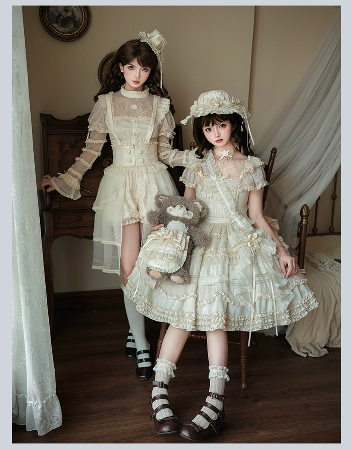 【受注予約4/28まで】Camellia Dream 付け袖付きシアーブラウス
