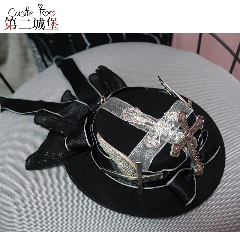 [Simultaneous purchase only] Holy academy Gothic Lolita mini hat