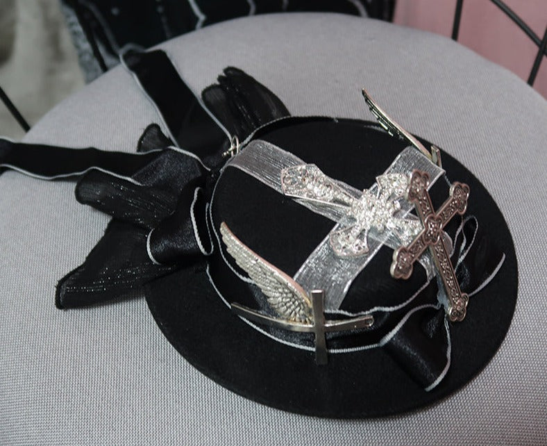 [Simultaneous purchase only] Holy academy Gothic Lolita mini hat