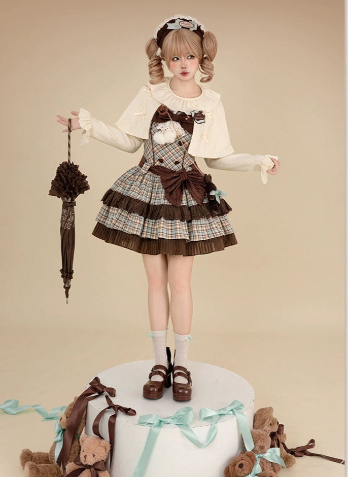 【受注予約7/28まで】Chocolate Mint Day ジャンパースカート