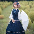 [Pre-order] British Classical Lolita Vertical Striped Vest