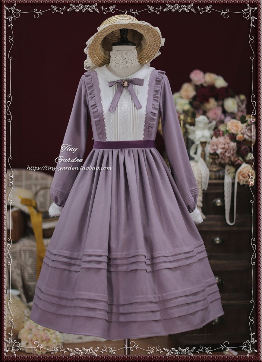 [Pre-order] British classical brushed dress
