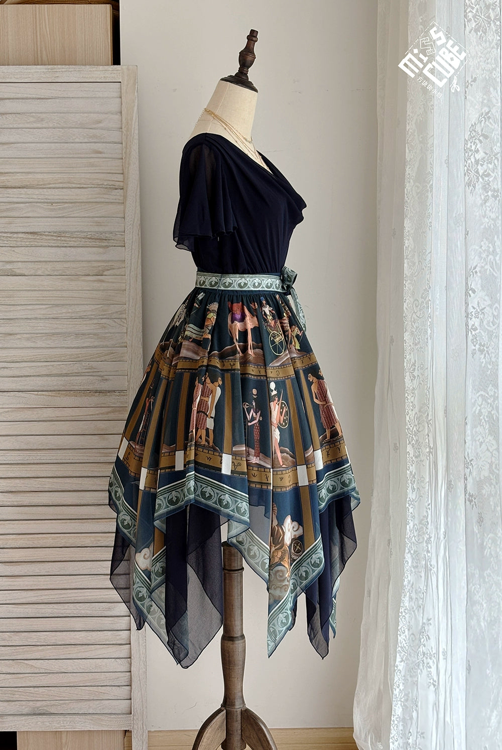 【受注予約6/12まで】Papyrus Storyイレギュラーヘムワンピース