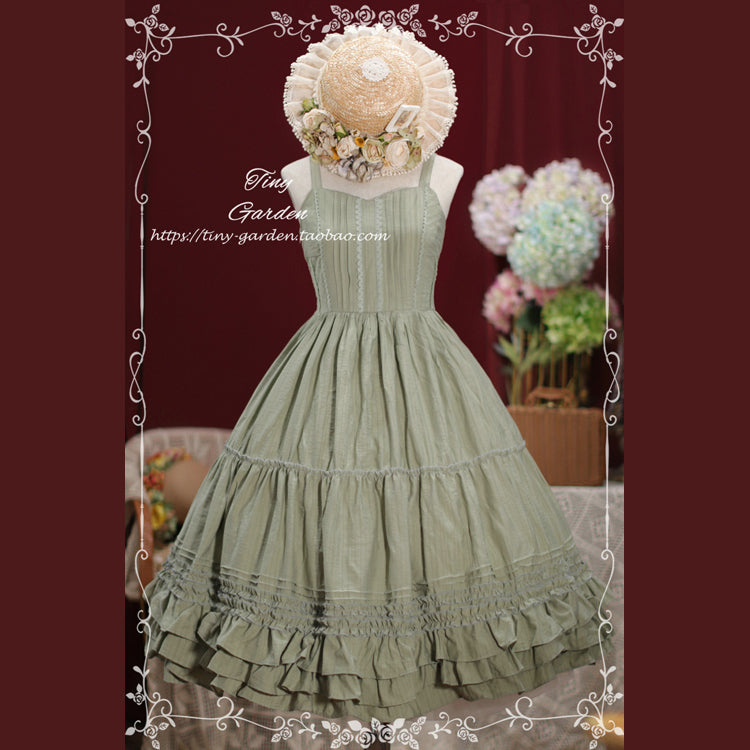 [Pre-order] Garden Dance elegant jumper skirt