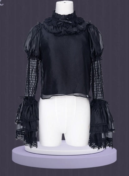 [Sale period has ended] Dark Night Beauty Princess Sleeve Blouse