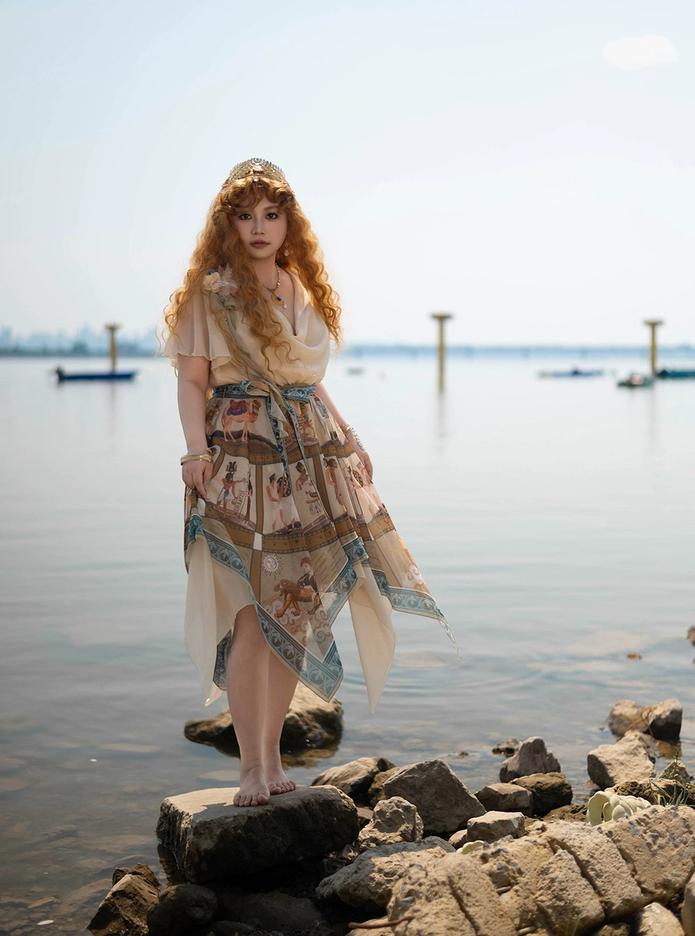 【受注予約6/12まで】Papyrus Storyイレギュラーヘムワンピース