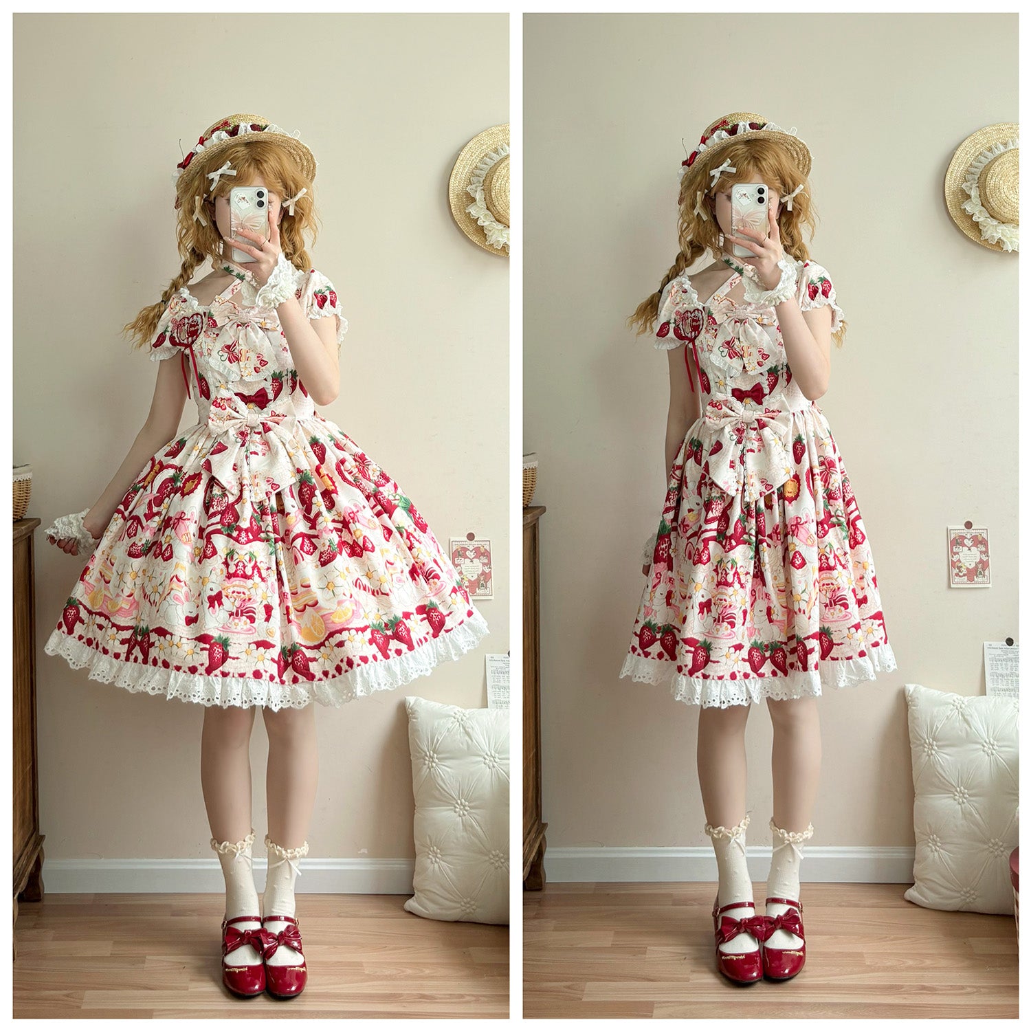 【受注予約4/13まで】Lemon Berry プリントワンピース