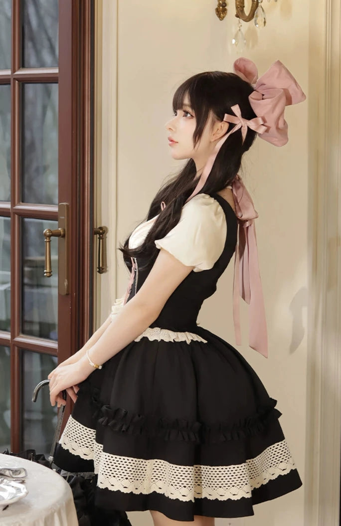 Sweetheart フェイクレイヤードワンピース