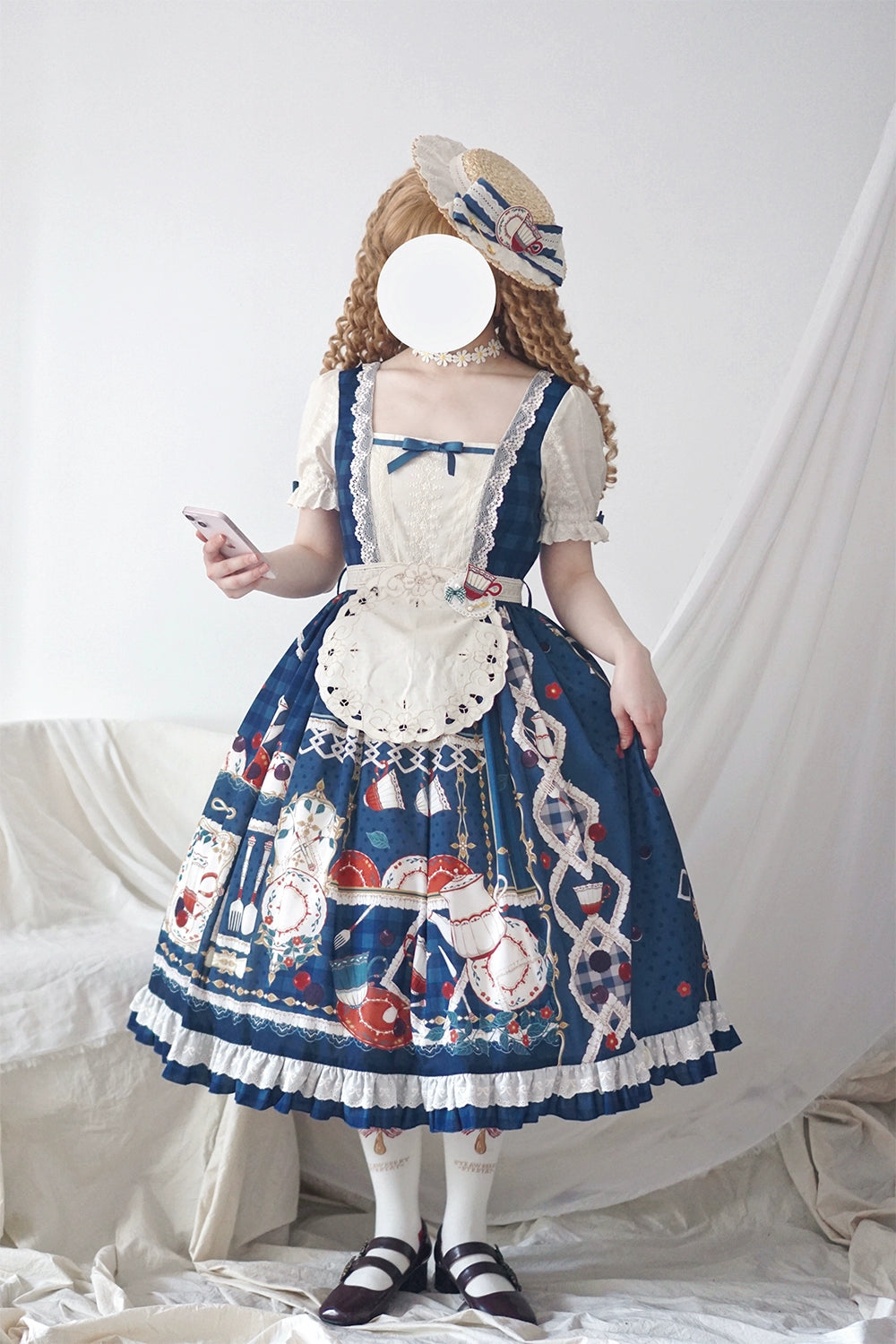 [Pre-order] Picnic Tea Party Square Neck Dress