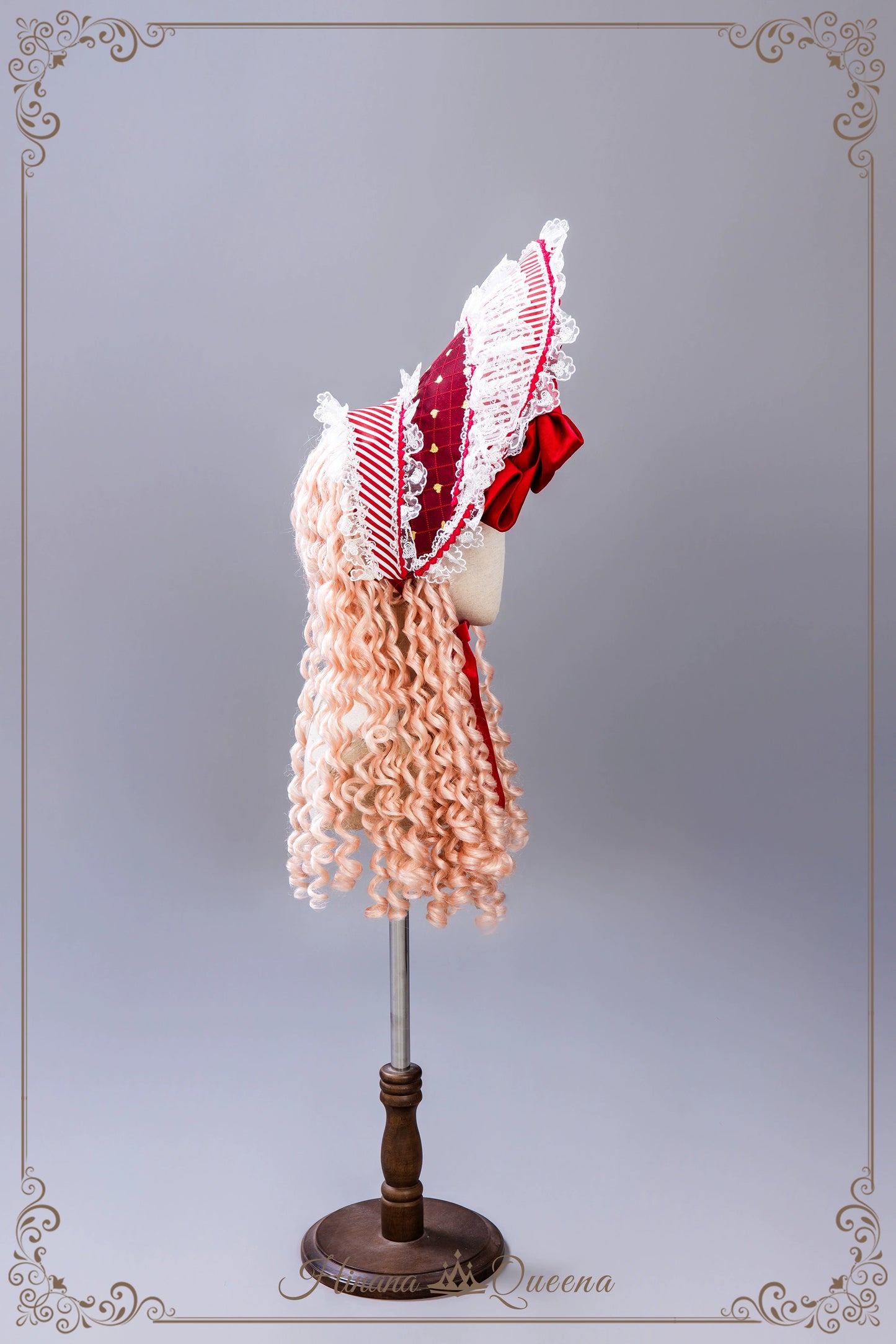 【新色・受注予約8/8まで】Dream Alice ラグジュアリーセットアップ／クイーンレッド／ショート丈