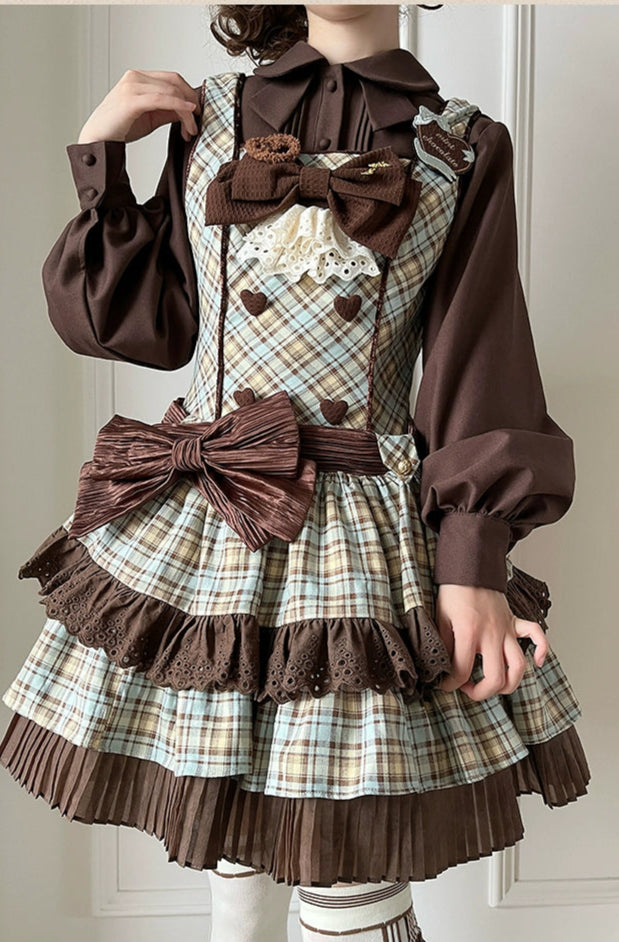 【受注予約7/28まで】Chocolate Mint Day ジャンパースカート