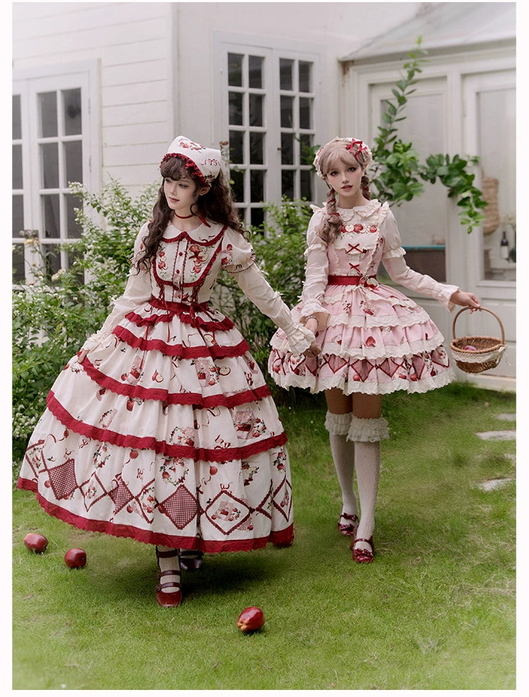 Apple Orchard Short skirt and sleeveless top set