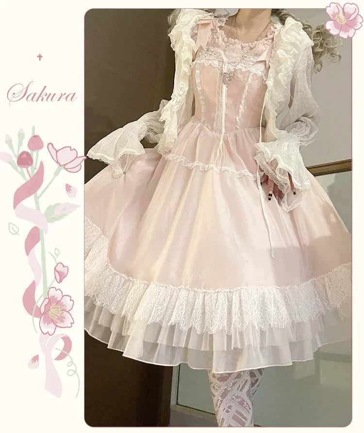 [Sale period has ended] Confession under the Sakura Tree jumper skirt