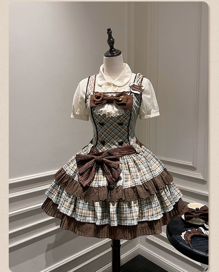 【受注予約7/28まで】Chocolate Mint Day ジャンパースカート