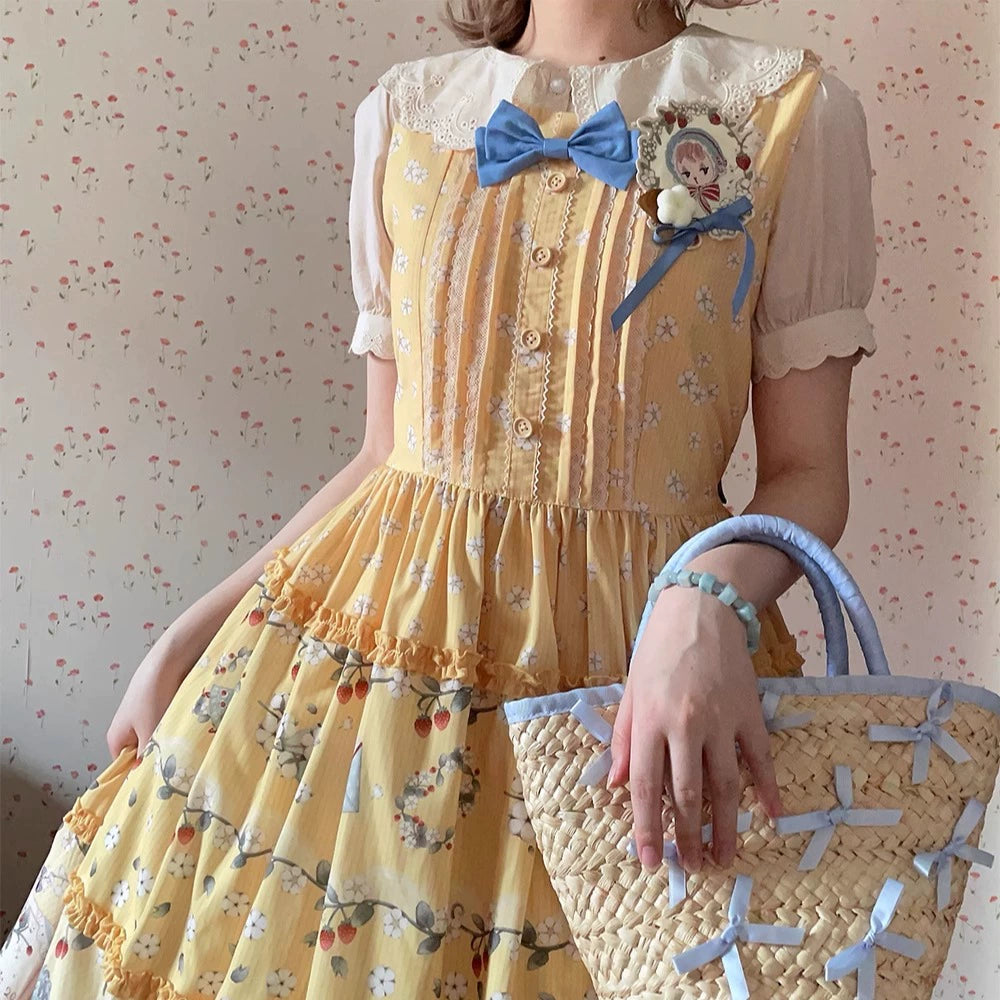 【予約販売】Sweetie Sheep プリントジャンパースカート