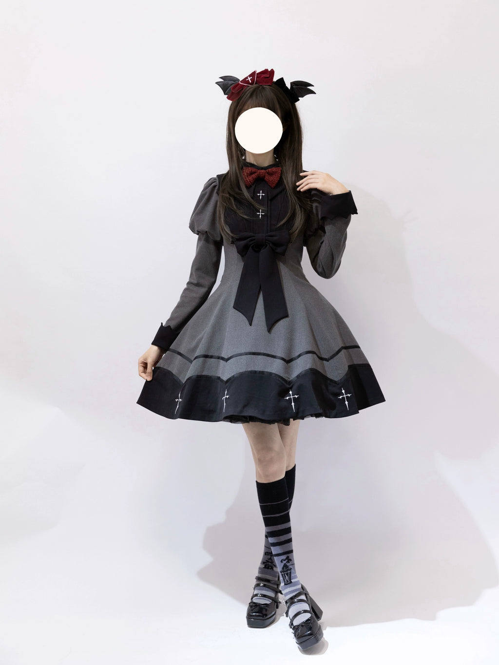 【受注予約6/29まで】Vampire Girl 蝙蝠ワンピース