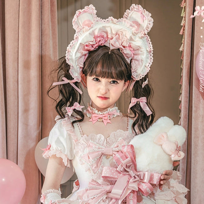 同時購入のみ【受注予約6/11まで】Bow Rabbit ボンネット